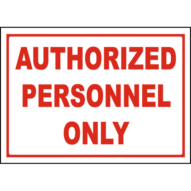 Small Signs ByLITA Classic Framed NOT an Entrance Authorized Personnel ONLY Sign Red Small Signs ByLITA Classic Framed NOT an Entrance Authorized Personnel ONLY Sign Red